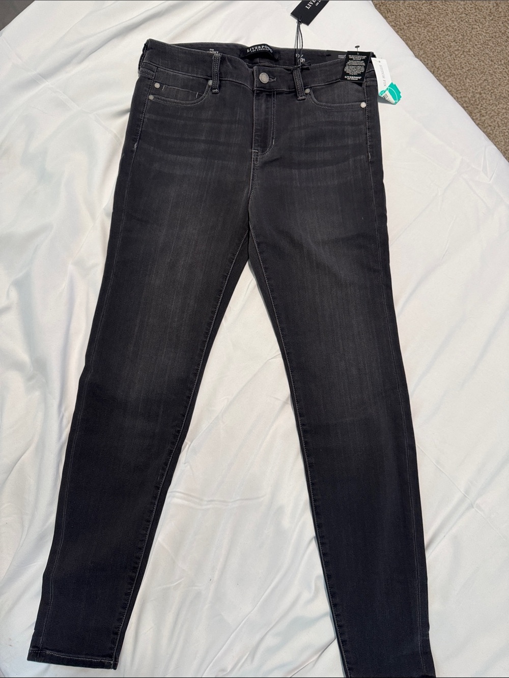 NWT Liverpool Black Skinny Jeans for Women
